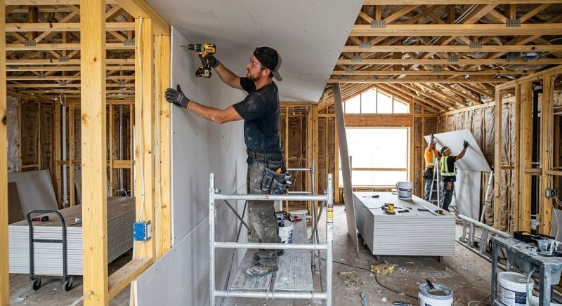 Bedroom Drywall Installation in Kansas City, MO