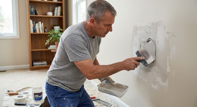 Bedroom Wall Repair in Alpharetta, GA
