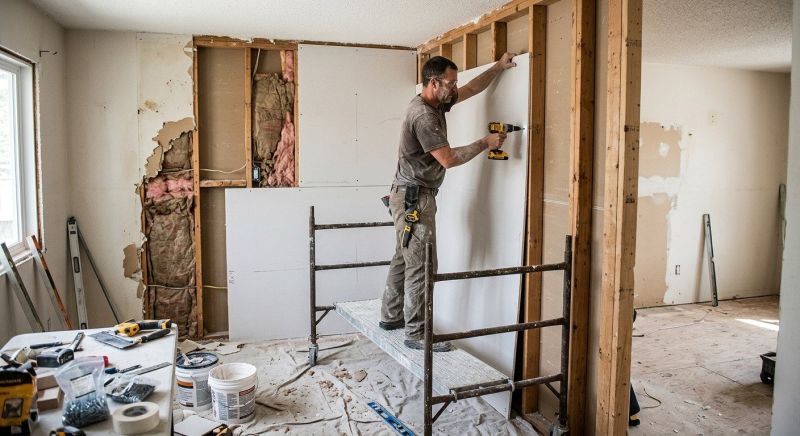 Ceiling Drywall Replacement in Wilmington, NC