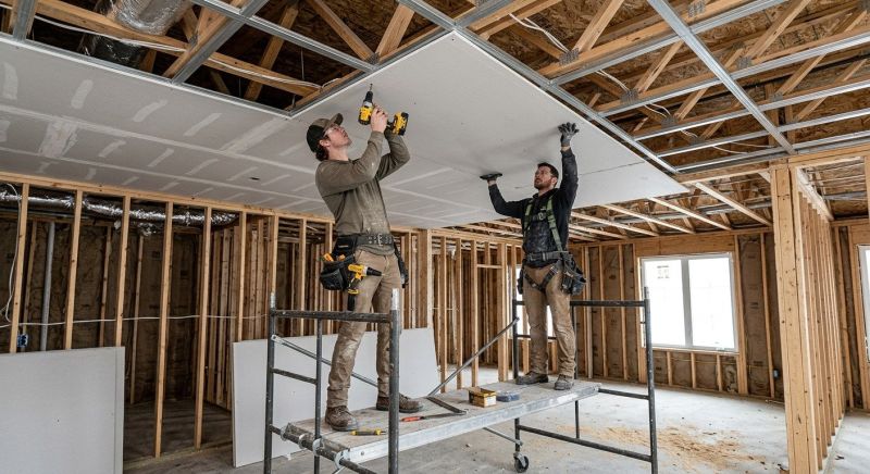 Ceiling Drywall Replacement in Kansas City, MO